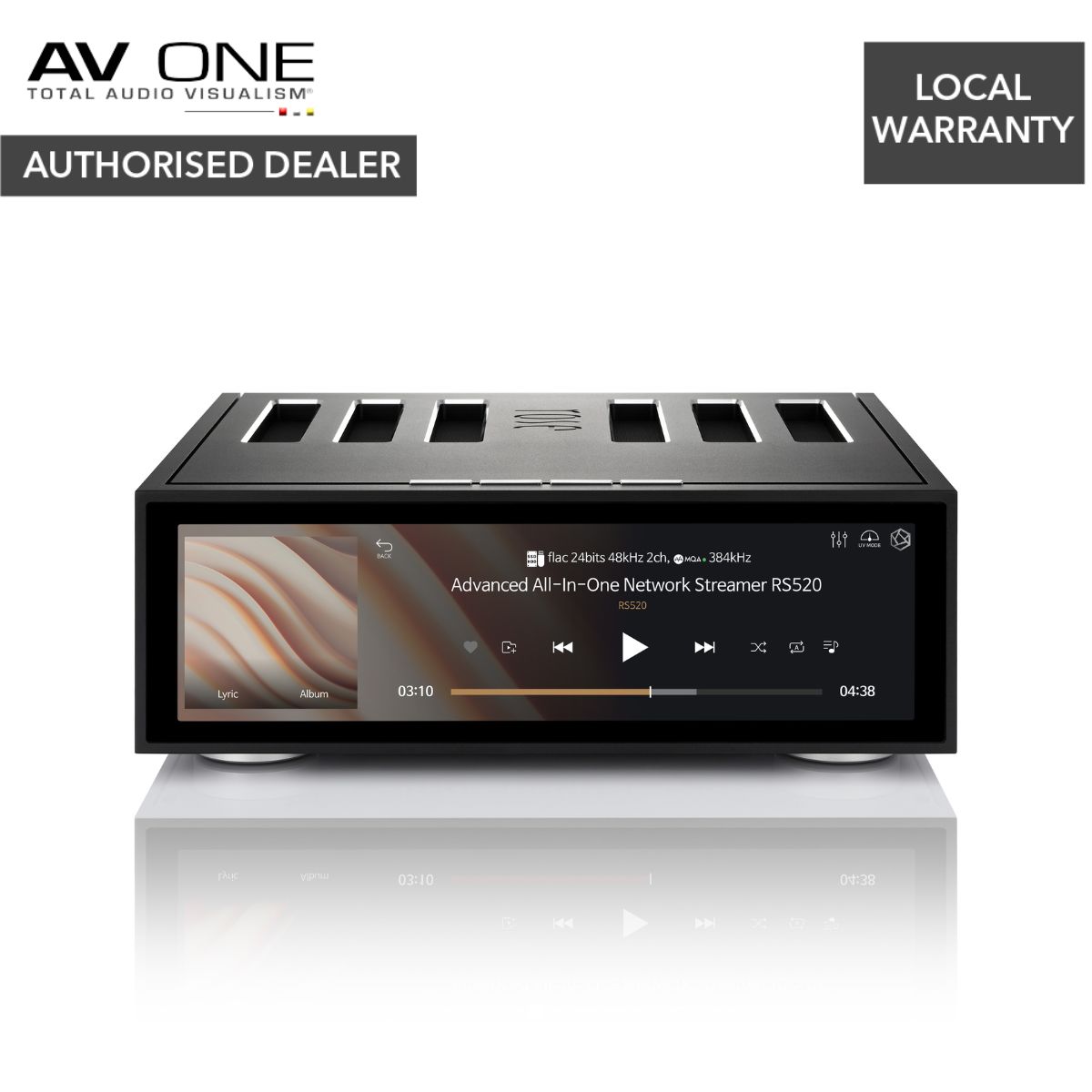 HiFi Rose RS520 Advanced All In One Network Streamer RS520 - AV One Authorized Dealer/Official Product/Warranty
